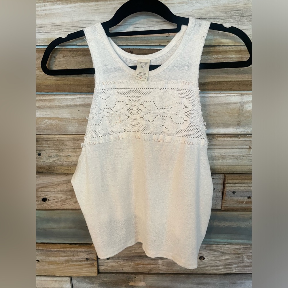 We The Free Top Sleeveless Crop size Small